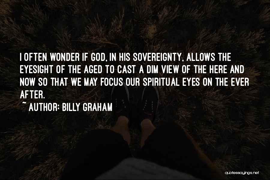 View From Up Here Quotes By Billy Graham