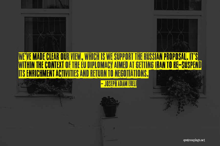 View Quotes By Joseph Adam Ereli View Quotes By Joseph Adam Ereli
