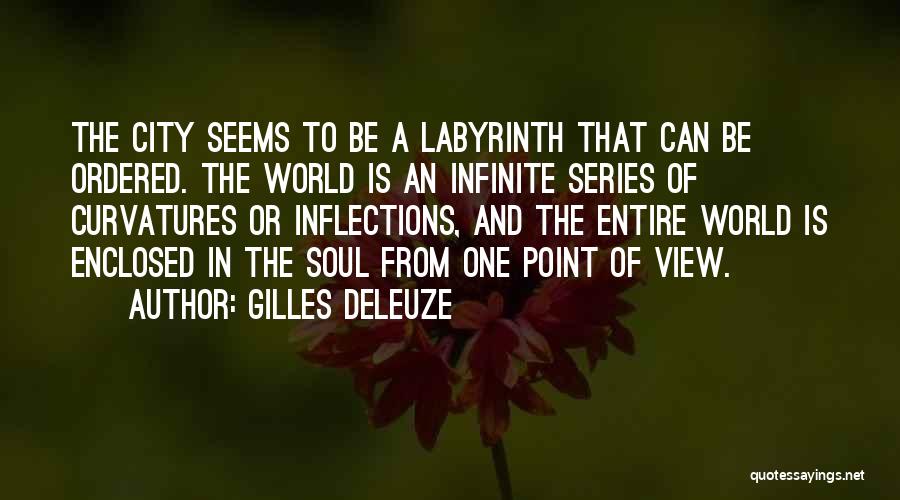 View That City Quotes By Gilles Deleuze