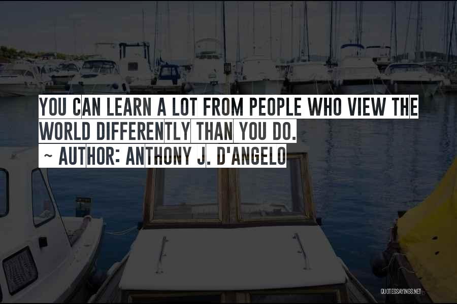 View Things Differently Quotes By Anthony J. D'Angelo