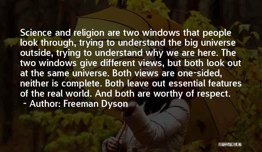 Views From Windows Quotes By Freeman Dyson