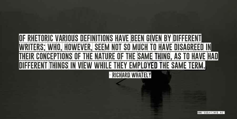 Views Nature Quotes By Richard Whately Views Nature Quotes By Richard Whately