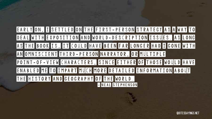 Views On The World Quotes By Neal Stephenson Views On The World Quotes By Neal Stephenson