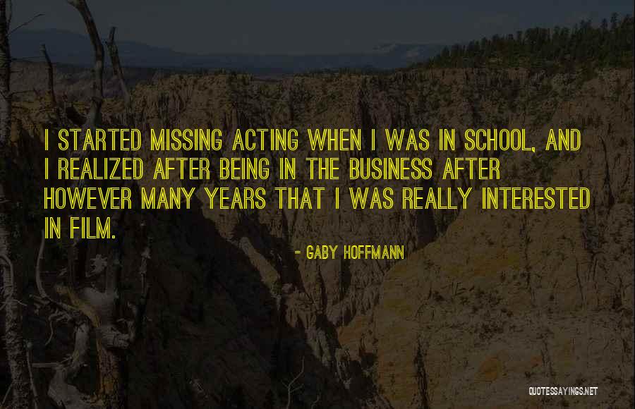 Vigesima Primera Quotes By Gaby Hoffmann Vigesima Primera Quotes By Gaby Hoffmann