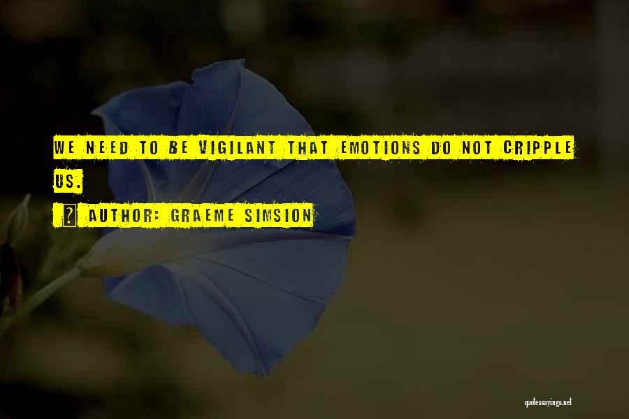 Vigilant Quotes By Graeme Simsion