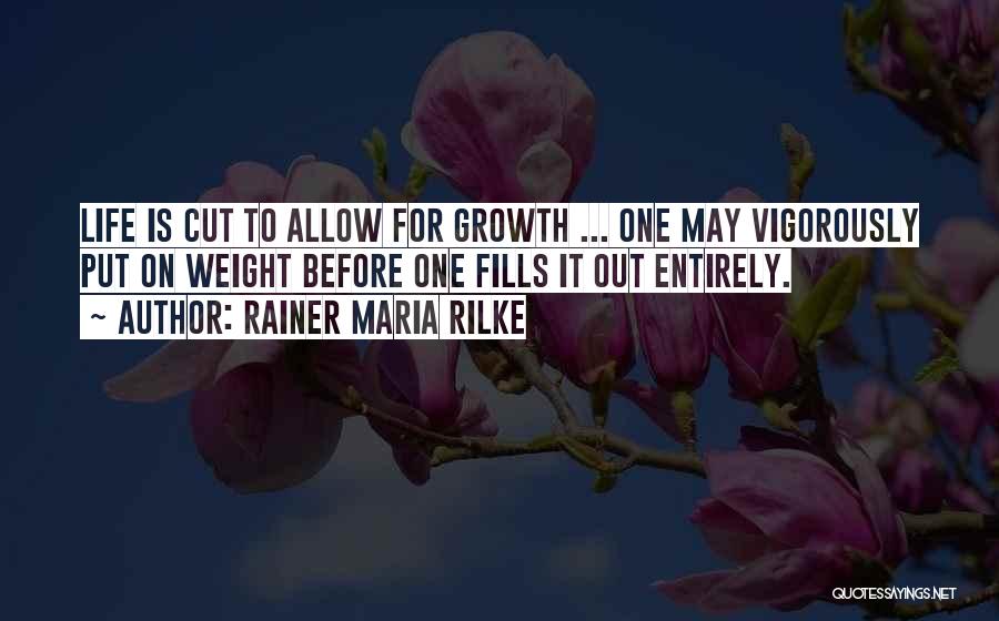 Vigorously Quotes By Rainer Maria Rilke