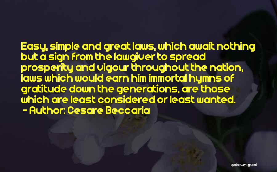 Vigour Quotes By Cesare Beccaria