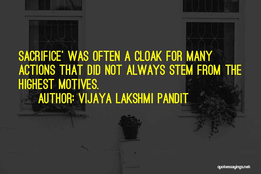Vijaya Lakshmi Pandit Quotes 1738487