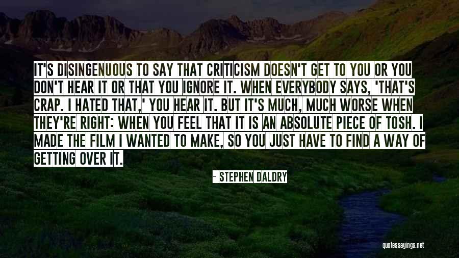 Vijek Trajanja Quotes By Stephen Daldry Vijek Trajanja Quotes By Stephen Daldry