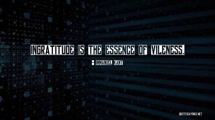 Vileness Quotes By Immanuel Kant Vileness Quotes By Immanuel Kant