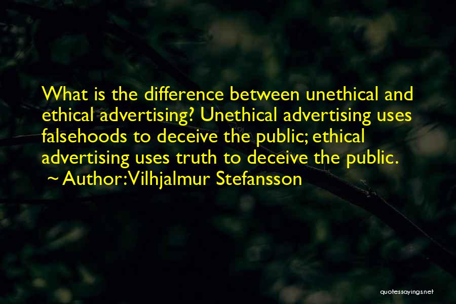 Vilhjalmur Stefansson Quotes 771599