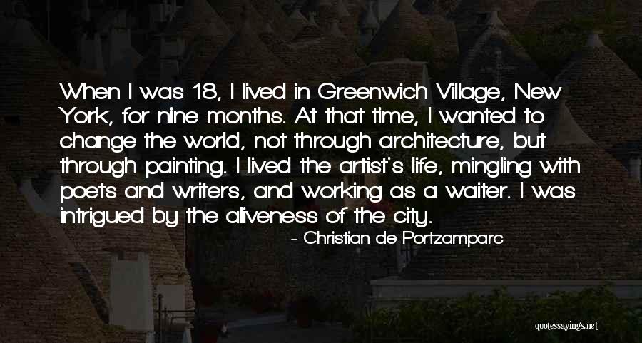 Village And City Life Quotes By Christian De Portzamparc