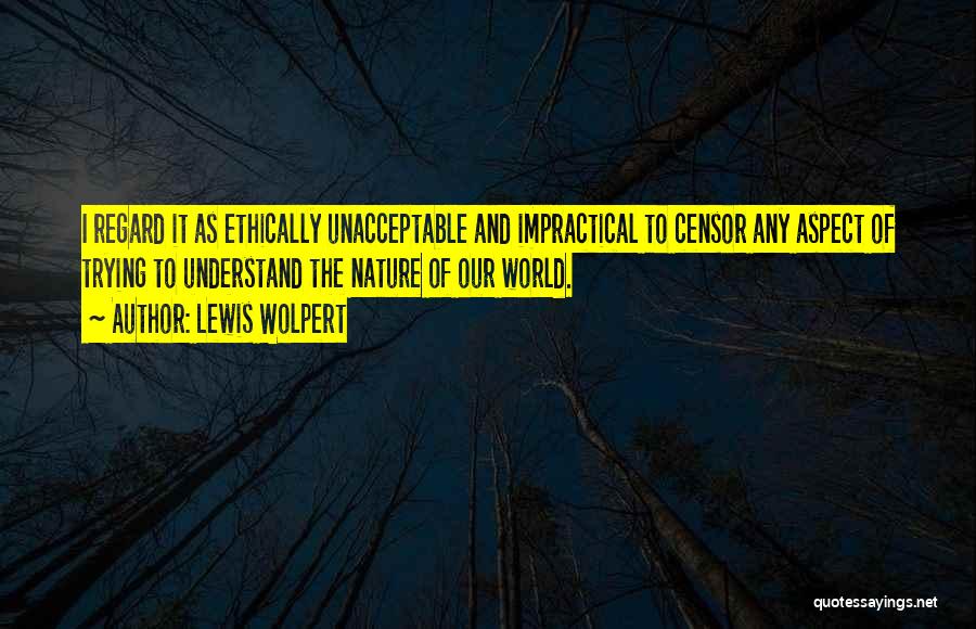 Village Of The Small Houses Quotes By Lewis Wolpert