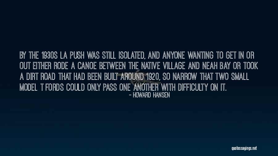 Village That Quotes By Howard Hansen Village That Quotes By Howard Hansen