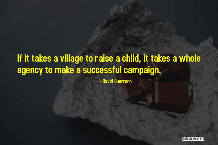 Village To Raise A Child Quotes By David Guerrero