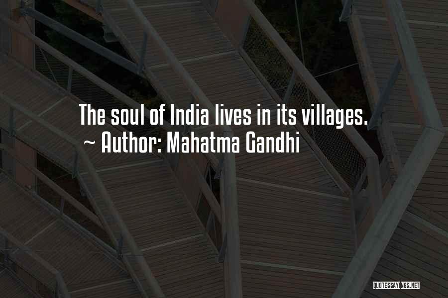 Villages Of India Quotes By Mahatma Gandhi