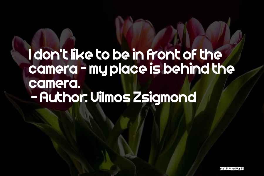 Vilmos Zsigmond Quotes 2112277