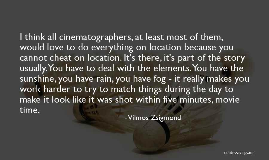 Vilmos Zsigmond Quotes 603531