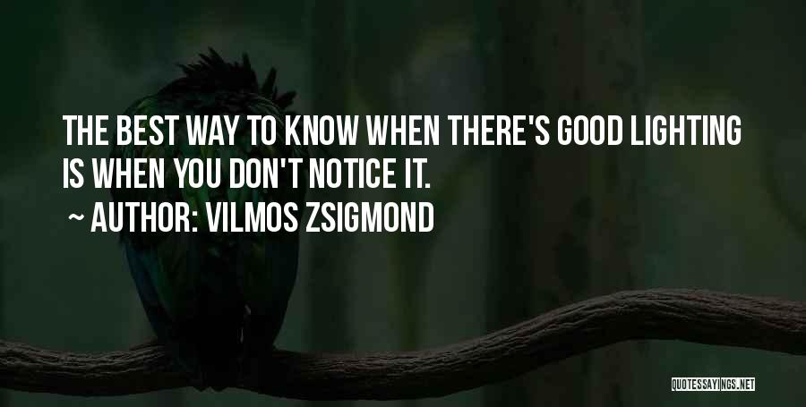 Vilmos Zsigmond Quotes 888017