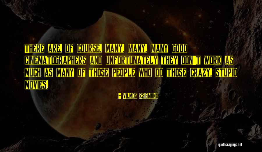 Vilmos Zsigmond Quotes 922612 Vilmos Zsigmond Quotes 922612