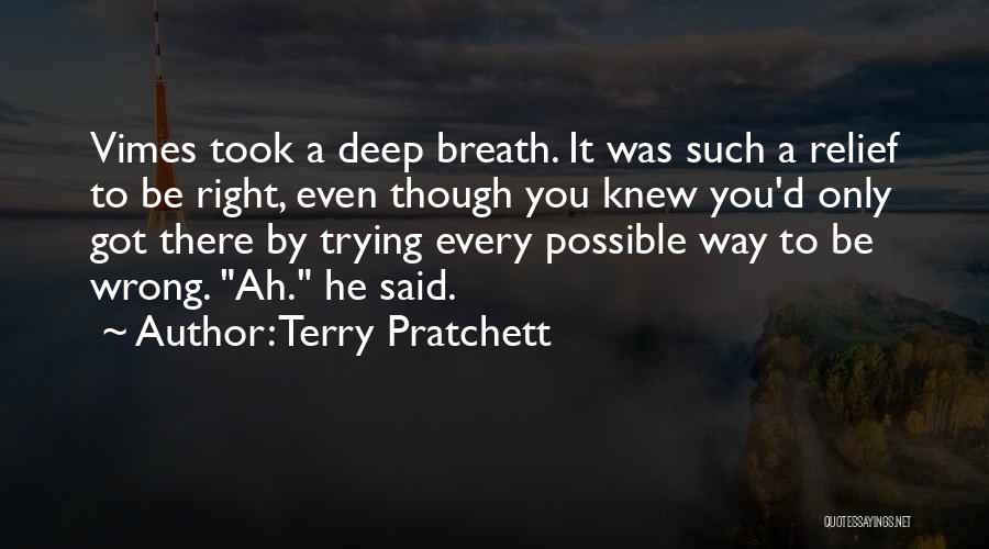 Vimes Quotes By Terry Pratchett