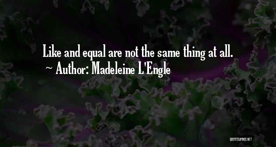 Vin Chaud Quotes By Madeleine L'Engle