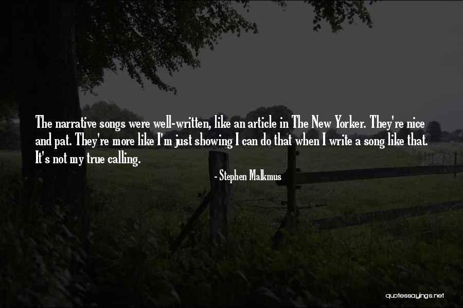 Vin Chaud Quotes By Stephen Malkmus Vin Chaud Quotes By Stephen Malkmus