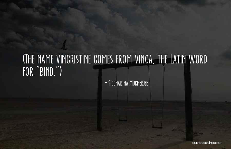 Vinca Quotes By Siddhartha Mukherjee Vinca Quotes By Siddhartha Mukherjee