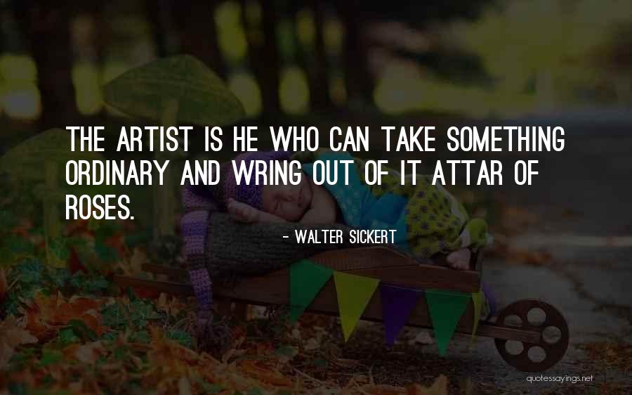 Vincitori Niantic Quotes By Walter Sickert
