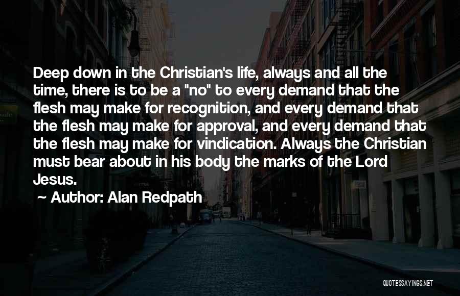 Vindication Quotes By Alan Redpath