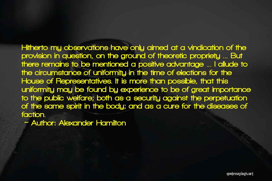 Vindication Quotes By Alexander Hamilton