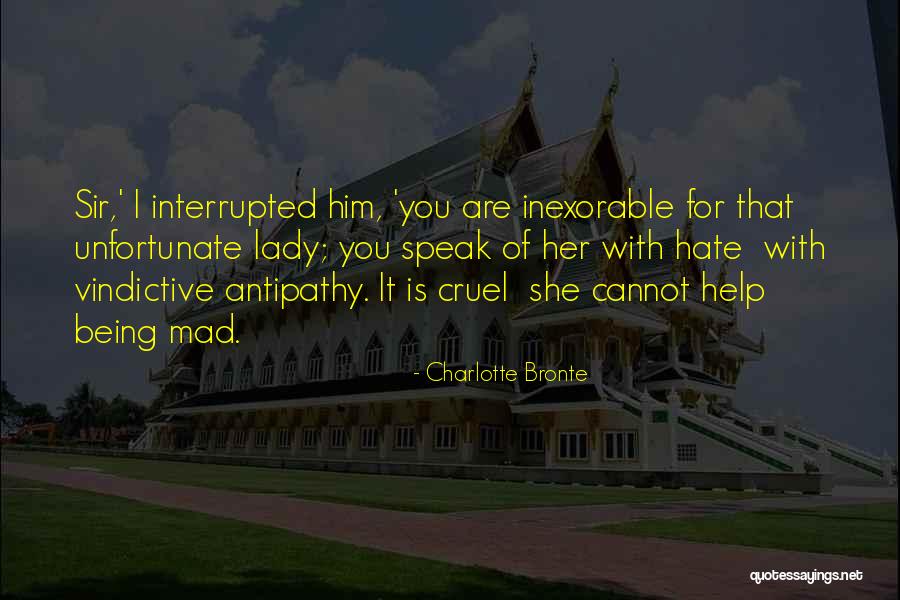 Vindictive Quotes By Charlotte Bronte Vindictive Quotes By Charlotte Bronte
