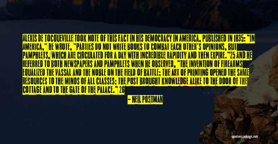 Vindman Quotes By Neil Postman Vindman Quotes By Neil Postman