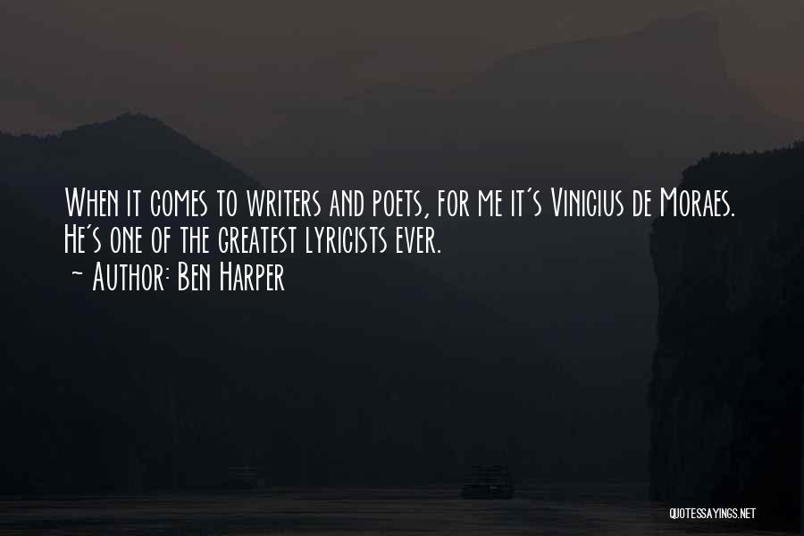 Vinicius Quotes By Ben Harper