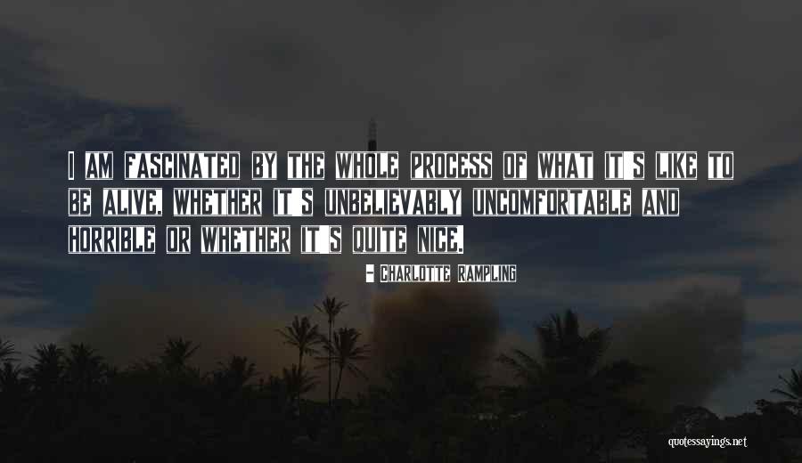 Viniendo Rico Quotes By Charlotte Rampling Viniendo Rico Quotes By Charlotte Rampling