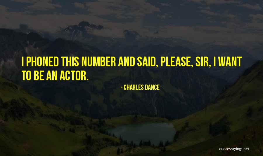 Vinnedge Sign Quotes By Charles Dance Vinnedge Sign Quotes By Charles Dance