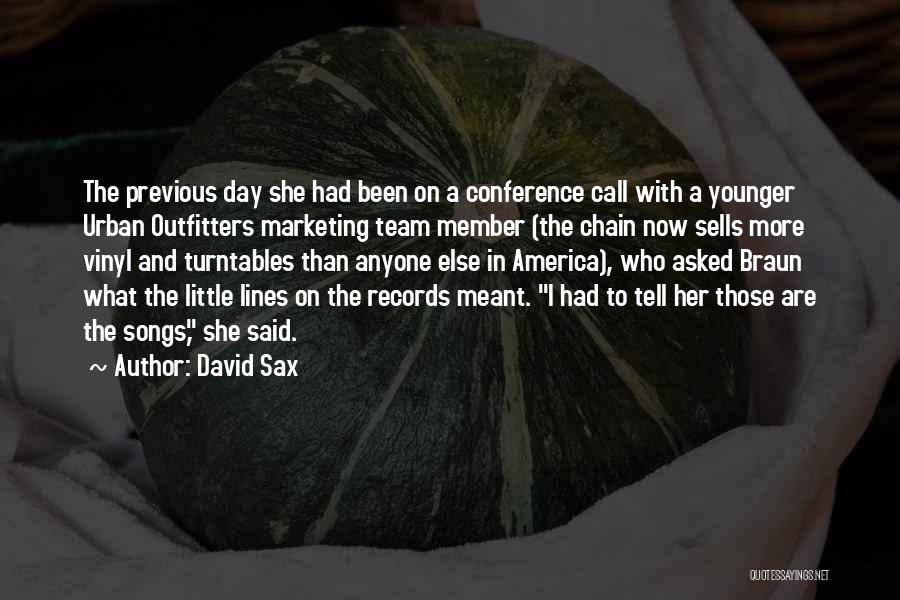 Vinyl Records Quotes By David Sax