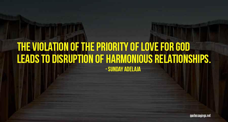 Violation Leading To Disruption Quotes By Sunday Adelaja Violation Leading To Disruption Quotes By Sunday Adelaja