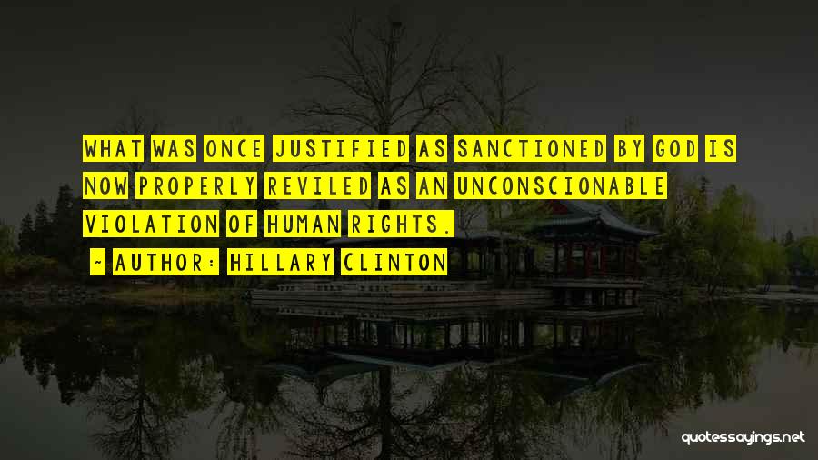 Violation Of Human Rights Quotes By Hillary Clinton