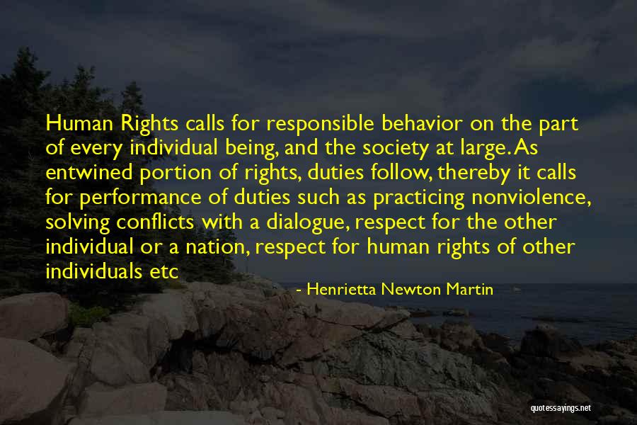 Violence And Nonviolence Quotes By Henrietta Newton Martin Violence And Nonviolence Quotes By Henrietta Newton Martin