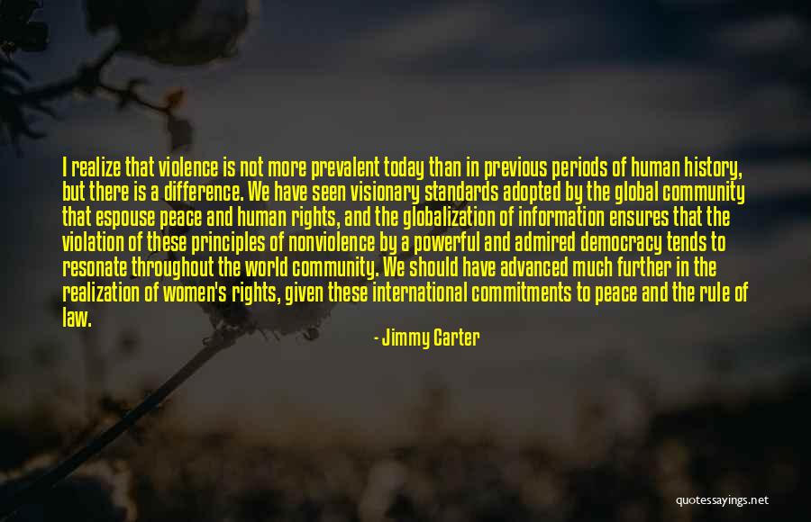 Violence And Nonviolence Quotes By Jimmy Carter Violence And Nonviolence Quotes By Jimmy Carter