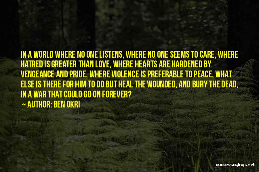 Violence And War Quotes By Ben Okri