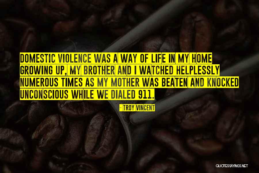 Violence As Quotes By Troy Vincent Violence As Quotes By Troy Vincent