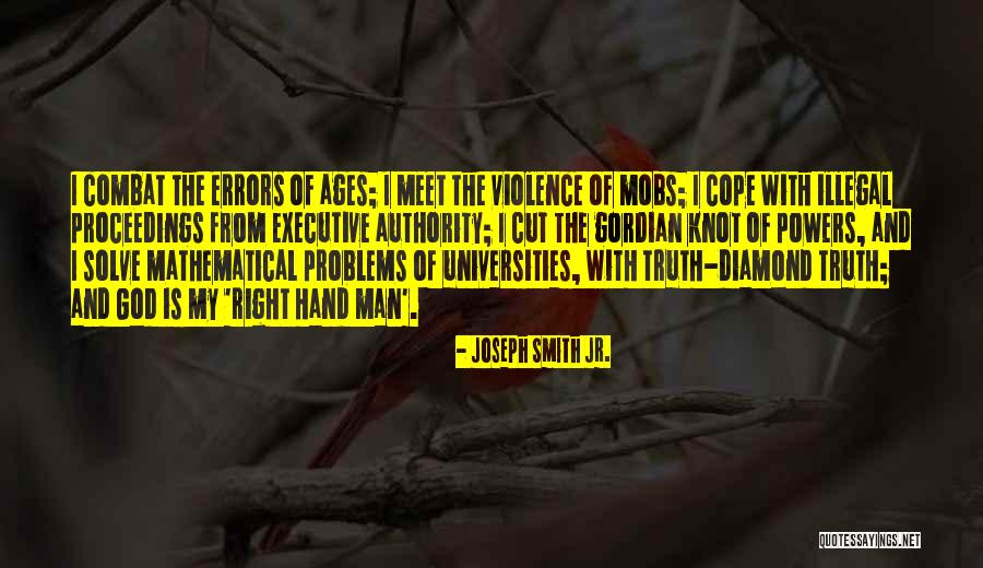 Violence Cannot Solve Problems Quotes By Joseph Smith Jr. Violence Cannot Solve Problems Quotes By Joseph Smith Jr.
