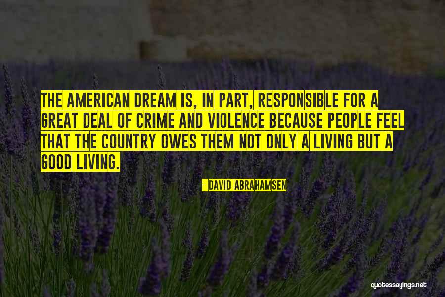 Violence Is Good Quotes By David Abrahamsen Violence Is Good Quotes By David Abrahamsen