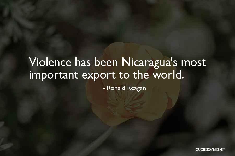 Violence Is Not Ok Quotes By Ronald Reagan