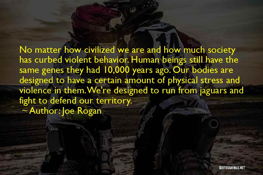 Violent Behavior Quotes By Joe Rogan