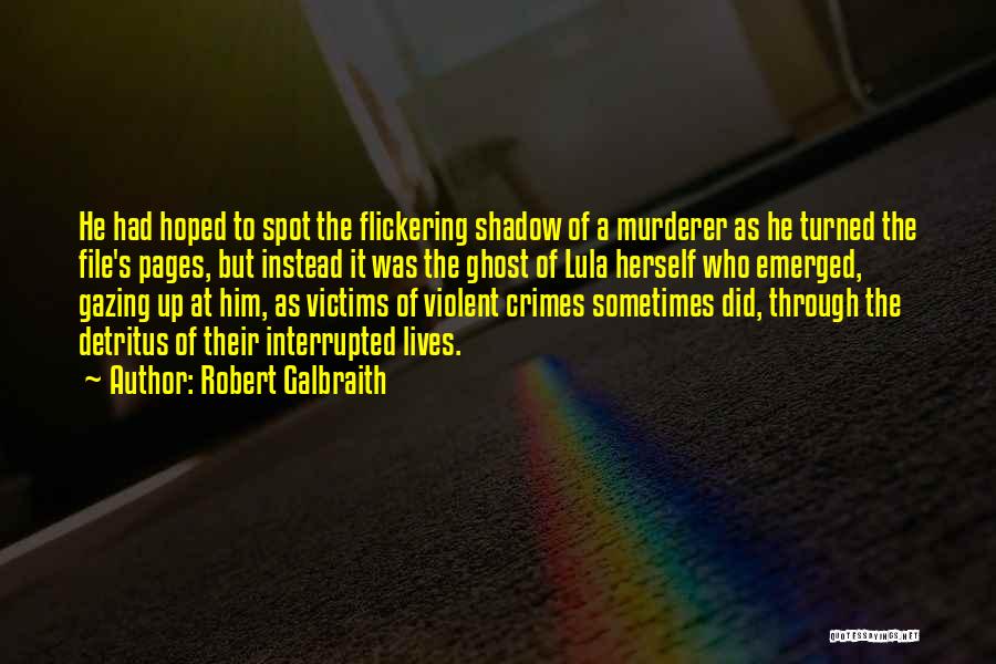 Violent Crime Quotes By Robert Galbraith