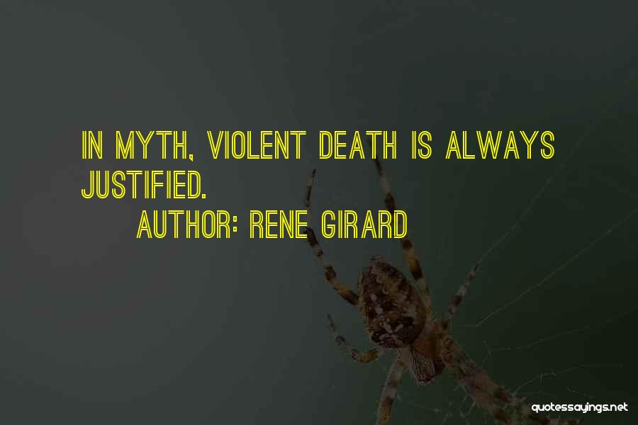 Violent Death Quotes By Rene Girard