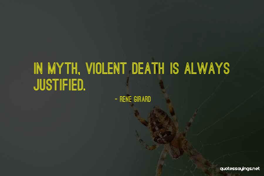 Violent Death Quotes By Rene Girard